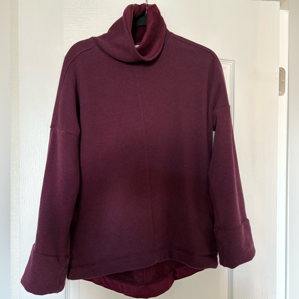 Athleta Cozy Karma Funnel Neck Sweatshirt